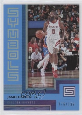 2017-18 Panini Status Symbols Blue 176/199 James Harden #2 02v3