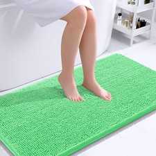 OLANLY Bathroom Runner Rugs 44x24, Soft Absorbent 44" X 24", Mint Green