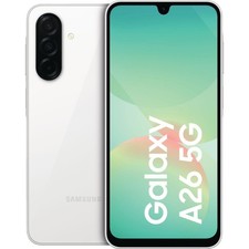 Samsung Galaxy A26 5G 128 GB White Dual SIM Smartphone Handy Mobiltelefon