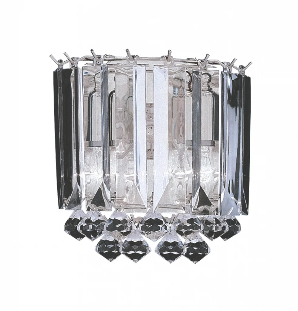 Wall Light Silver Sigma Chrome Searchlight 6711-2CC