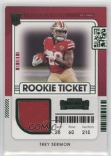 2021 Panini Contenders Rookie Ticket Swatches Variations Trey Sermon 0cv3