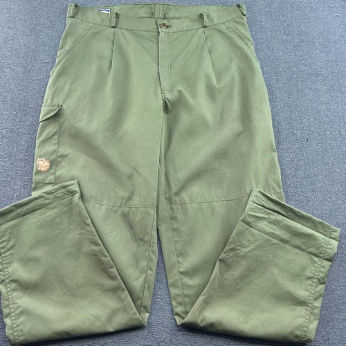 Fjallraven, Vintage Fjallraven G-1000 Trousers Mens Size EU 56 Outdoor Hiking Green Pants