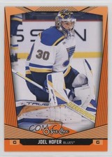 2024-25 O-Pee-Chee Orange Border 11/25 Joel Hofer #38 07l3