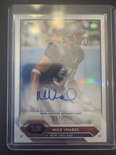 2023 Mike Vrabel Topps Composite - /299 Chrome Autographs Refractor Patriots