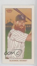 2020 Topps 206 Series 2 Black Plate Omission Charlie Blackmon #39 1b3