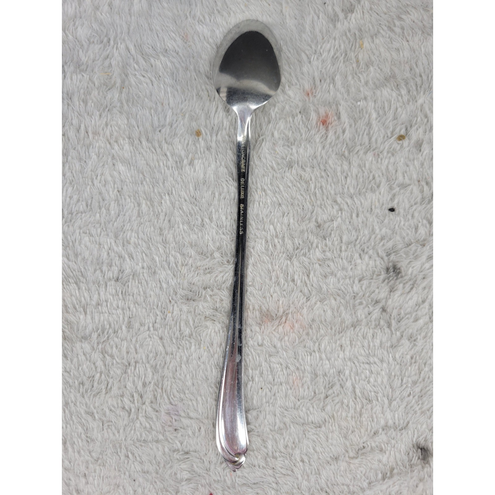 Set of 5 Oneida Craft Deluxe Stainless Steel Spoon Vintage Silverware Flatware