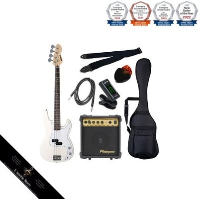SELDER PB-30/White W Bass Guitar Beginner's Basic Set (PB Type)Japan Brand New