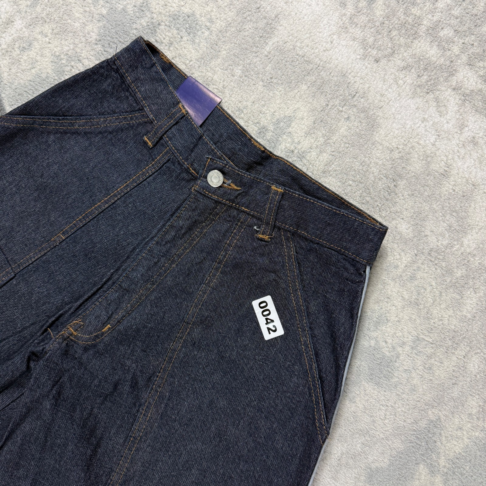 Vintage Criminal Damage 2000s Y2K Blue Sz 26 Wire Skater Oversized Baggy Jeans image 4