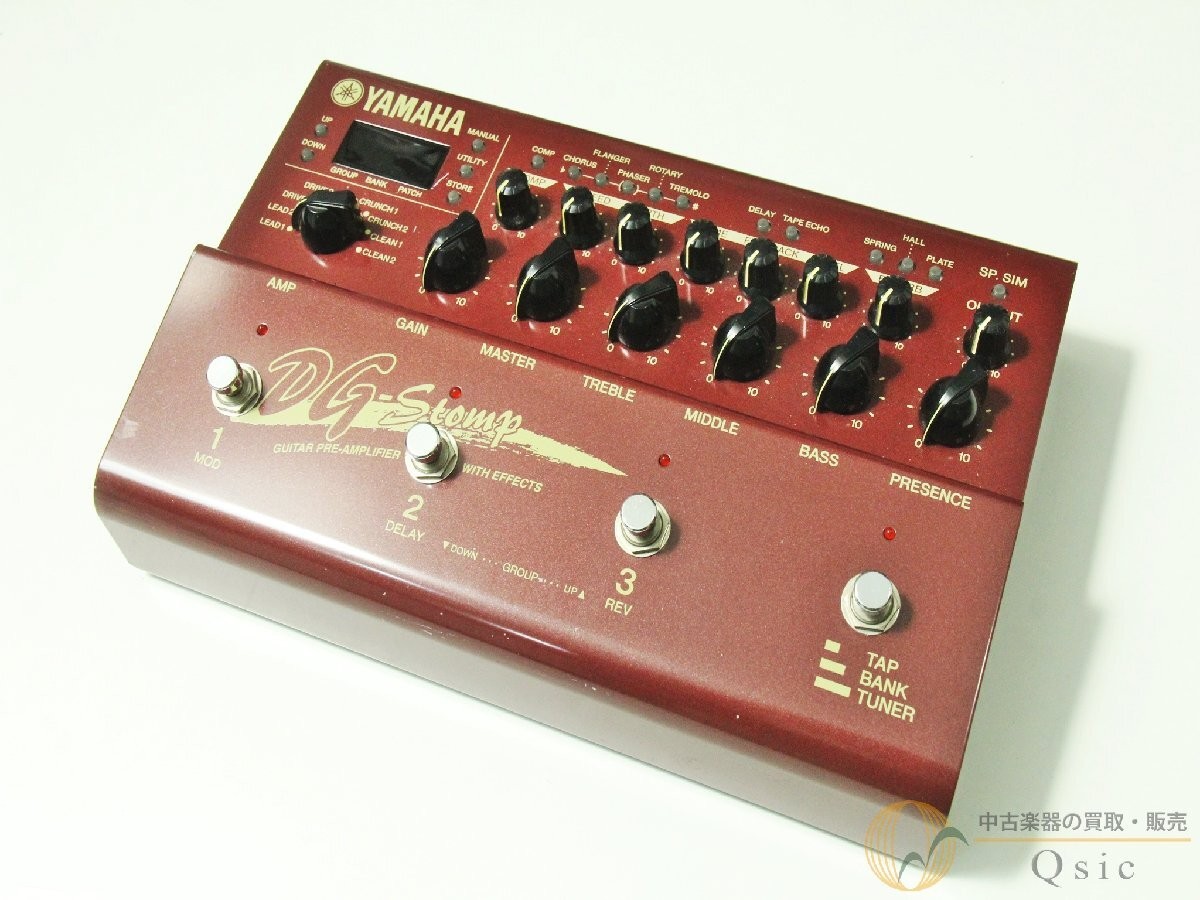 Yamaha DG-STOMP Amp Simulator Modulation Effects Pedal w/ Reverb