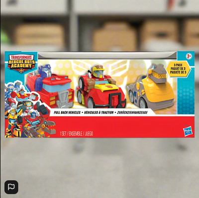 Transformers Rescue Bots Academy Pull Back Fahrzeuge 3er Pack