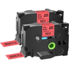 Compatible for Brother P-Touch Label Maker TZ TZe 451 Tape Cartridges 24mm 2Pack