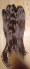 Bellami 20" Chocolate Brown Silk Seam Clip-in Hair Extensions