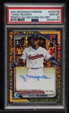 2024 Bowman Chrome Gold Mini-Diamond Refractor 44/50 Yaikel Mijares Auto v9t