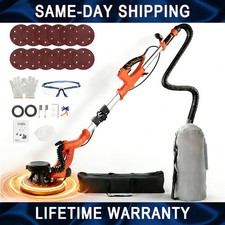 5 Speeds Drywall Sander 1000W Electric Wall Sander Vacuum Attachment & LED Light