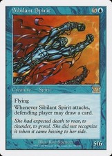 Sibilant Spirit Classic NM/M 6th Sixth Edition Blue Creature Mtg Magic English 