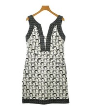 CHANEL Dresses WhitexBlackxGray(Patterned) 38(Approx. S) 2200563032113