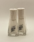 Sally Hansen Insta-Dri 113 White On Time White Nail Polish 9.17ml NEW x2