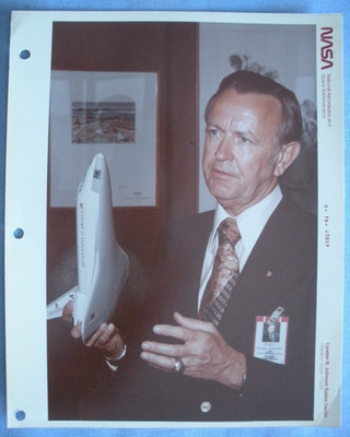 NASA Red Serial Number TYPE 1 Photo Dr. Christopher Kraft  A KODAK PAPER