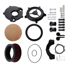 Billet Air Cleaner System For Harley Xl Sportster 883 1200 2004-2023 Red Billet Air Cleaner System For Harley Xl Sportster 883 1200 2004-2023 Red