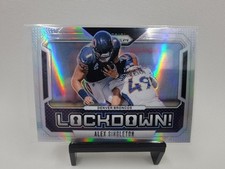 ALEX SINGLETON 2024 Panini Prizm 🥈 Silver Prizm Lockdown #5 Denver Broncos