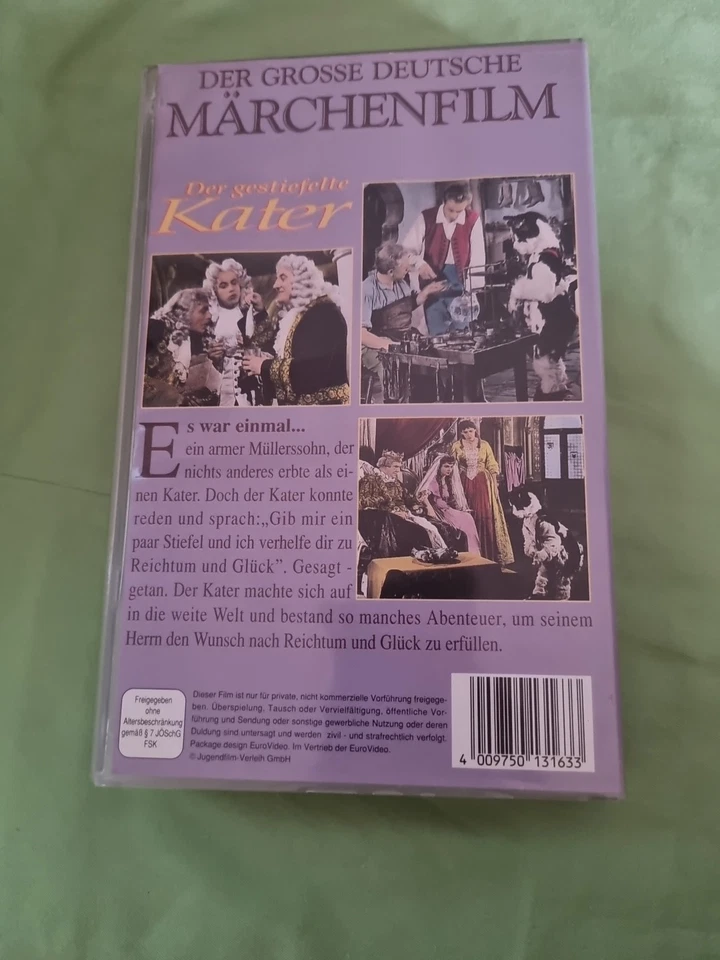 Der gestiefelte Kater Märchenfilm VHS  - Bild 2 von 2