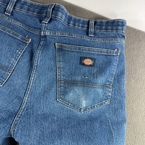Dickies Flex Jeans Men 34x32 Work Pants Regular Fit Comfort Cowboy School - Picture 8 of 11