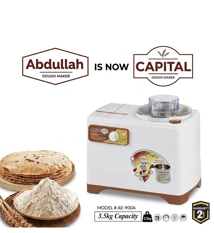 Dough Maker 3.5kg Domestic Flour Kneader Food Mixer Roti Maker Aata Mixer Chapat
