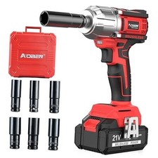 21V Cordless High Torque Impact Wrench 1/2 inch, Powerful Brushless Motor