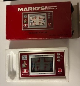Old stock Nintendo Mario's Cement Factory Game&Watch 1983 (ML-102) Complete Set