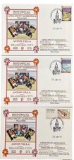 ASTON VILLA V BRADFORD CAPITAL ONE CUP  22ND JANUARY 2013 FIRST DAY COVERS X3