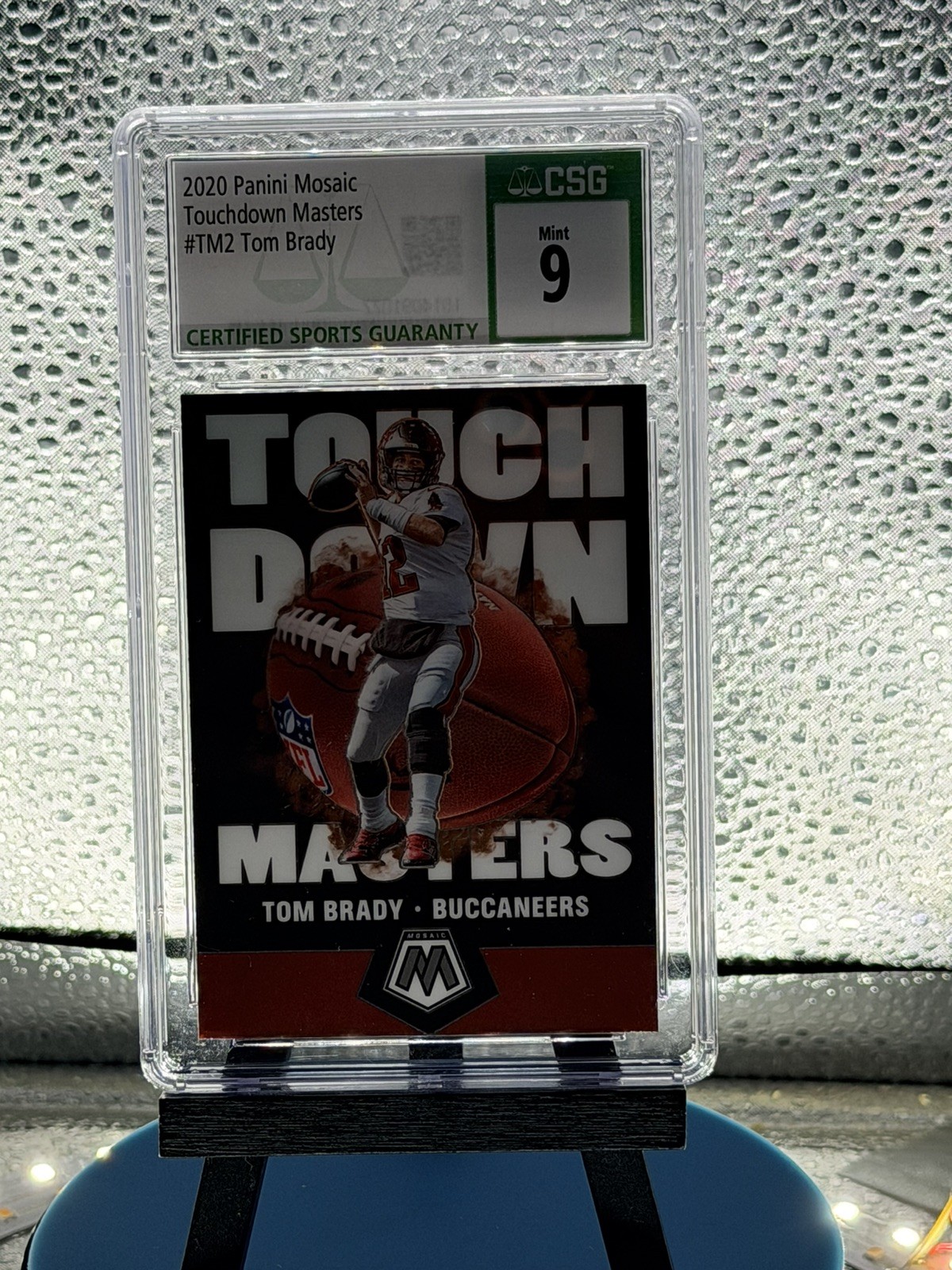 2020 Mosaic Touchdown Masters Tom Brady #TM2 MPE PSA GEM MT 10 BUCCANEERS
