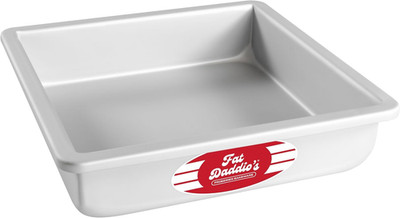 PSQ-882 Anodized Aluminum Square Cake Pan, 8 X 2 Inch