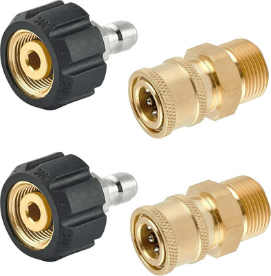 #ad quot;Pressure Washer Quick Connect Fittings M22 14mm to 1 4 Inch Quick Connect Pr.. $23.29
