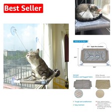 Luxury Waterproof Cat Window Hammock for Large Cats - Flannel Comfort Fabric