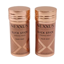 2 PACK Nexxus Strong Hold Hair Wax Slick Stick for Slicked-Back Look 2.33oz