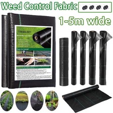 Weed Control Fabric Membrane 1m 2m 3m 4m Wide Up To 100m Long Heavy Duty 150GSM