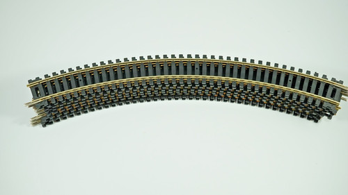 Lima 403929  binario curvo 8 pezzi, R 360 mm 45°, scala H0 | Condition: Usato