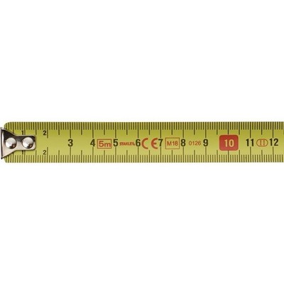 Taschenrollbandmaß PowerLock  L.5m B.19mm mm/cm EG II Ku.Automatic SB Maßband