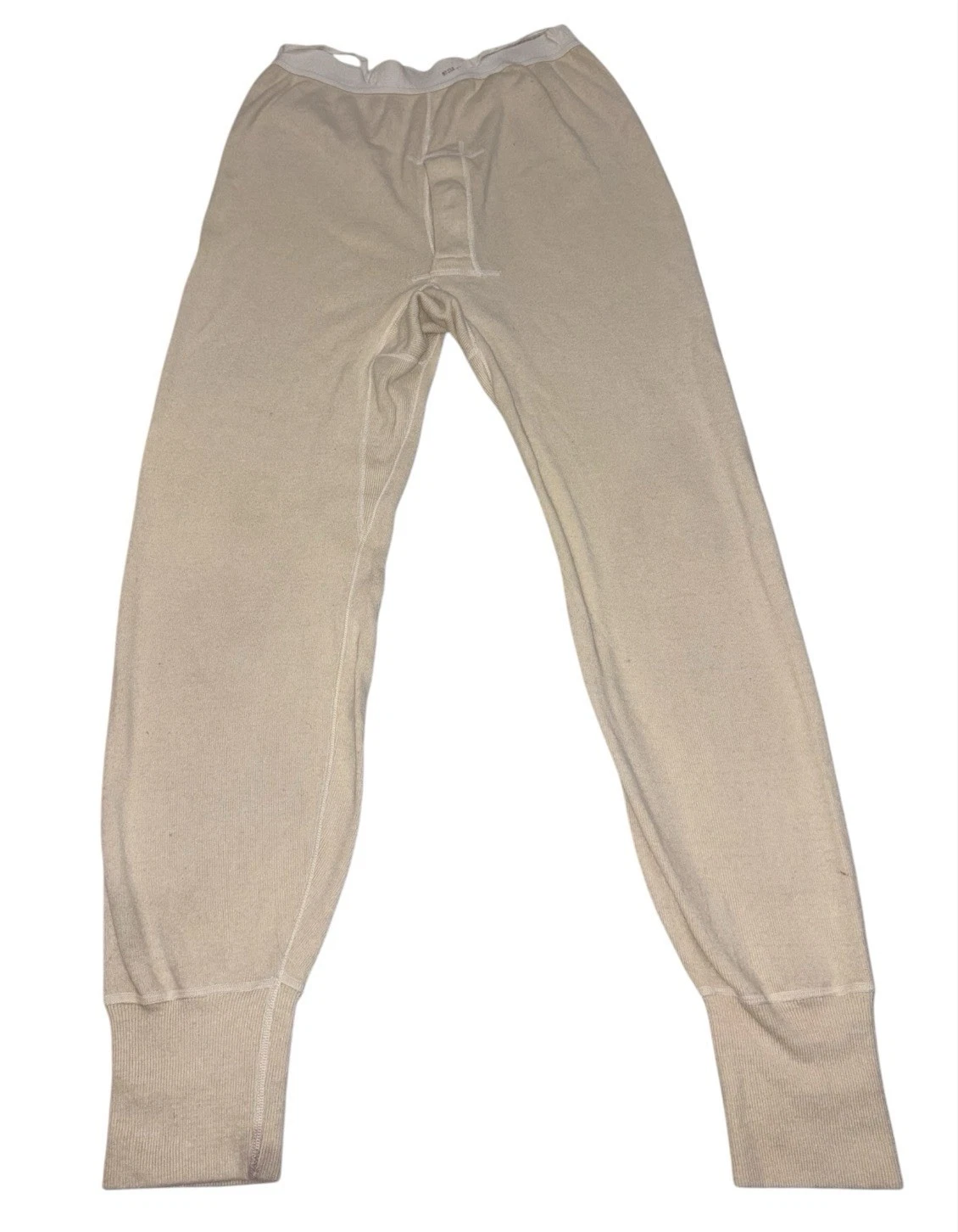 Vtg 1950s US Army Wool Thermal Pants Medium M Korean War Long Johns Winter