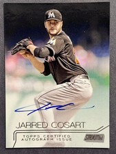 2015 Topps Stadium Club Auto Jarred Cosart #SCA-JC Auto Miami Marlins