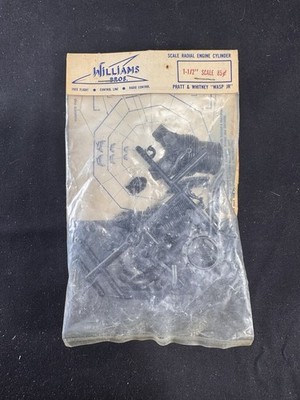 NOS Williams Bros RC Airplane 1 1/2  Scale Radial Engine Cylinder Kit  Wasp Jr