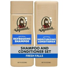 Hydrating Natural Shampoo Conditioner Set for Men 2-Pack with Fresh Scent