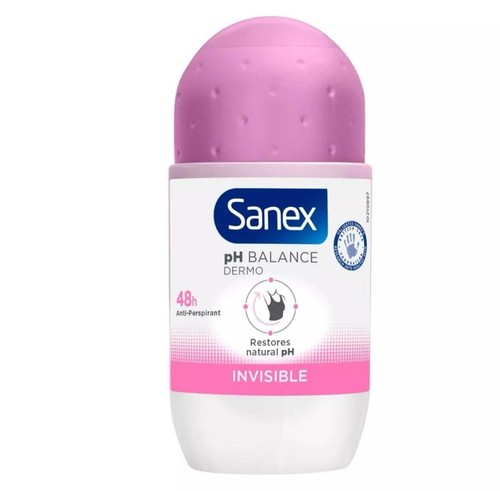50ml Roll-On Sanex Dermo Invisible Anti-Perspirant Deodorant - Picture 1 of 1