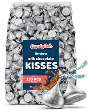 Kisses Milk Chocolate, Classic Silver Wraps