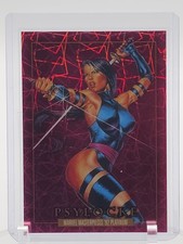 PSYLOCKE 2024 SKYBOX MARVEL MASTERPIECES '92 PLATINUM PINK LASERS /992 #65 Q5889