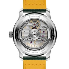 Breitling Top Time B31 38mm Green Dial Stainless Steel Watch AB3113171L1X1 4