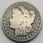 1893 Silver Morgan Dollar Circulated