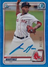 2020 Topps Bowman Chrome Joan Martinez Prospect Auto Blue /150