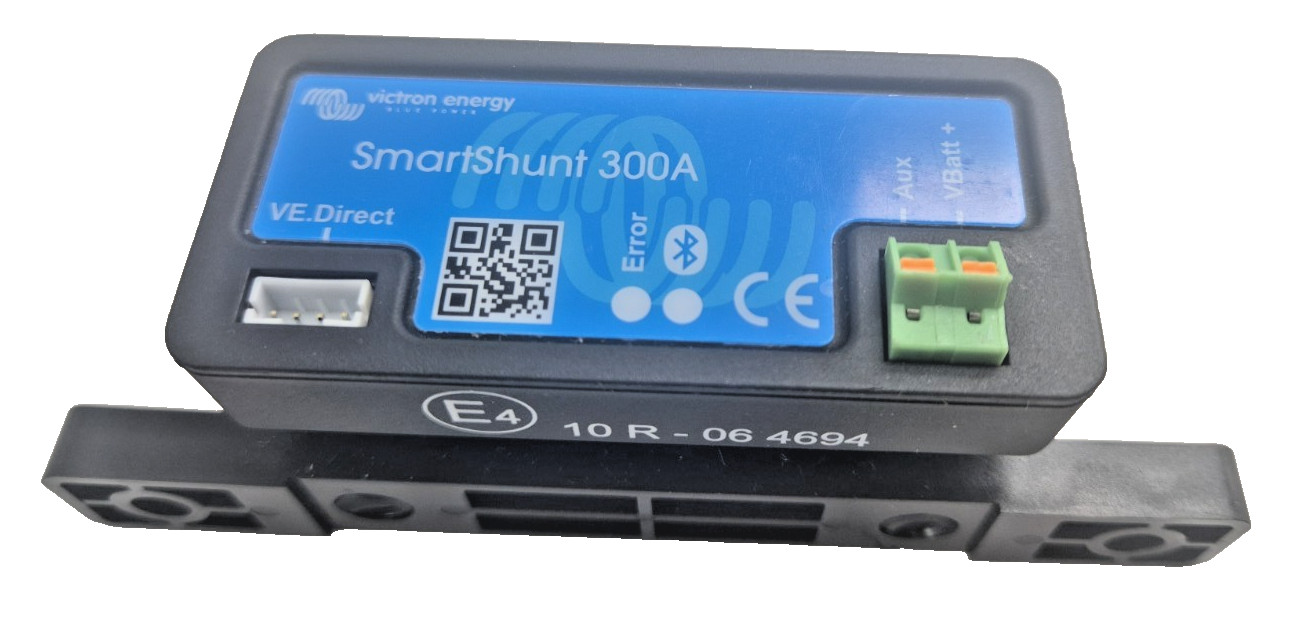 Victron Energy SmartShunt 300A SHU050130050 Smart Shunt Battery Monitor -Inc VAT