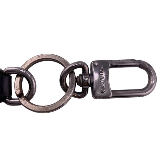LOUIS VUITTON Monogram Eclipse Porte Cles Dragonne Schlüsselanhänger M61950 a... - Bild 6 von 6